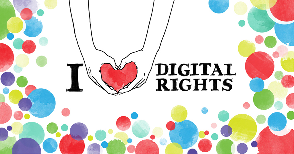 I Love Digital Rights Social Card